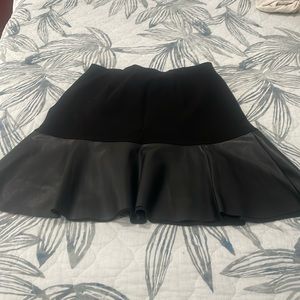 Cabi Leather Skirt